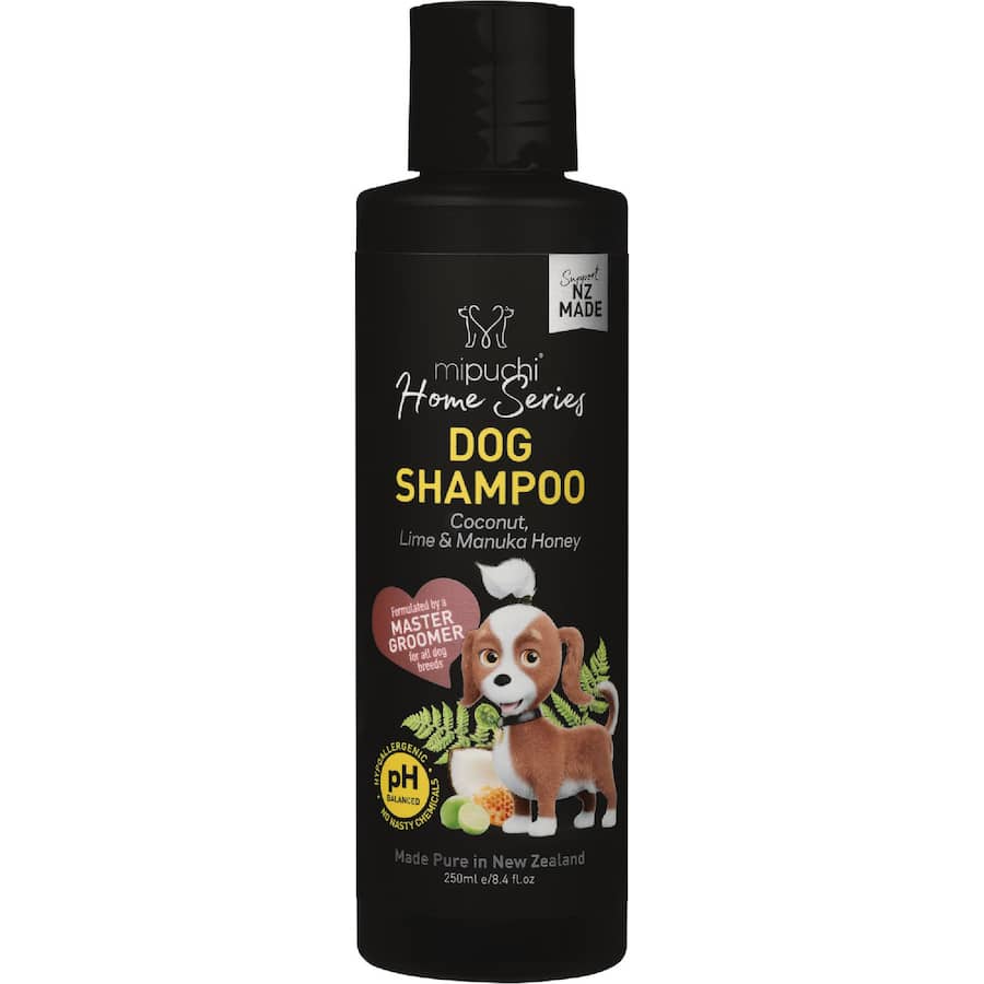 Mipuchi Pet Care Dog Shampoo Coconut Lime & Manukau Honey - 250mL