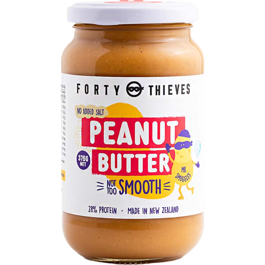 Forty Thieves Peanut Butter Smooth 375g