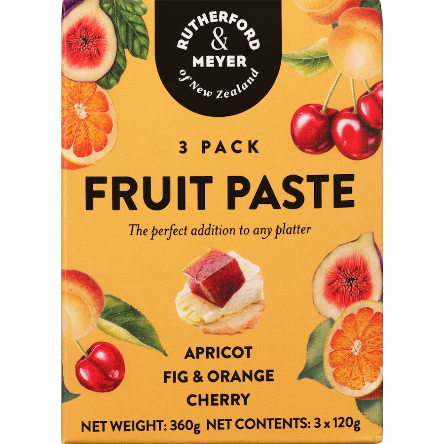 Rutherford & Meyer Fruit Paste  - 3 pack 360g