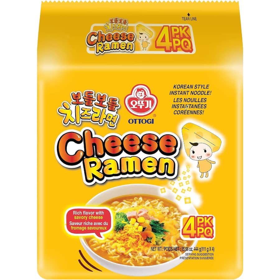 Otoki Instant Noodles Cheese Ramen Mild - 4 pack 444g