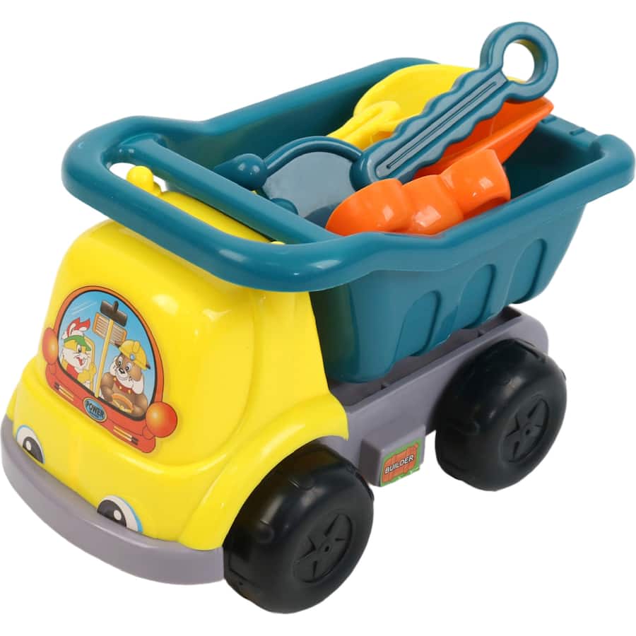 Primeway Beach Toy Set Truck 6 pack