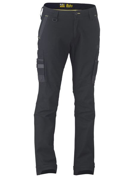 Bisley, FLEX & MOVE Stretch Utility Cargo Pant Stout Fit - Black - 87