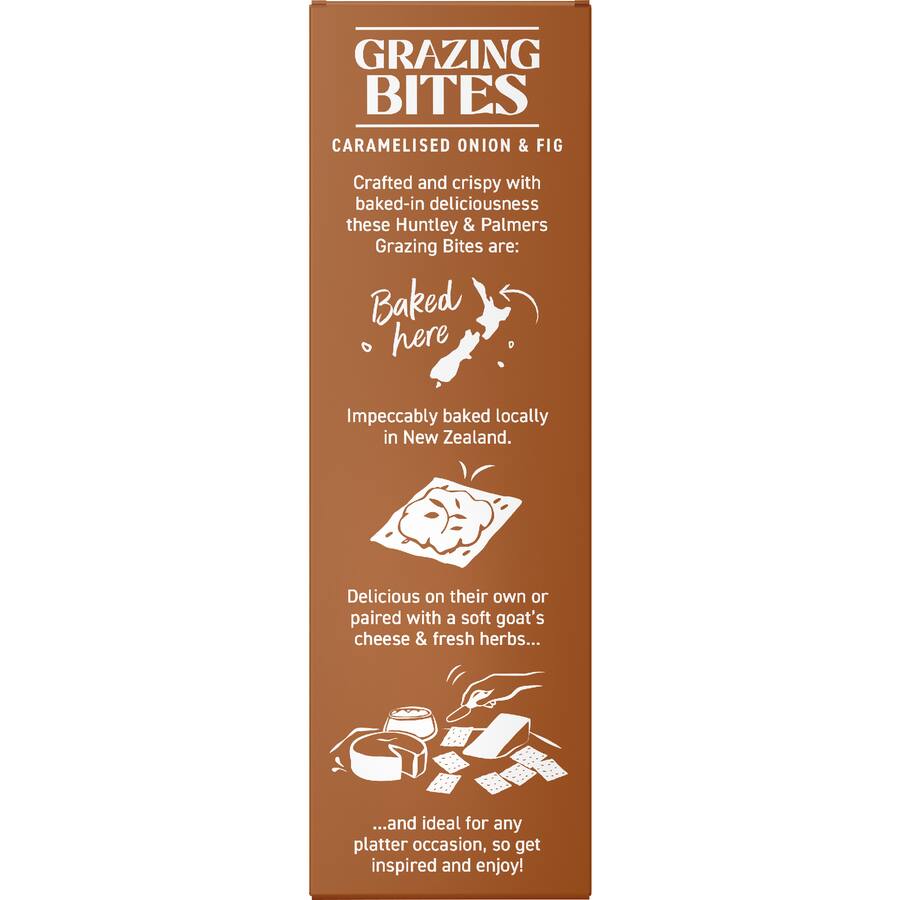 Huntley & Palmers Grazing Bites Cara Onion Fig - 150g