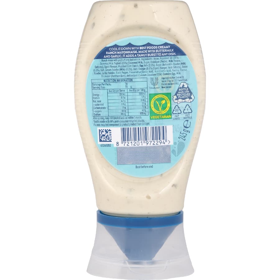 Best Foods Dressing Creamy Ranch - 245g
