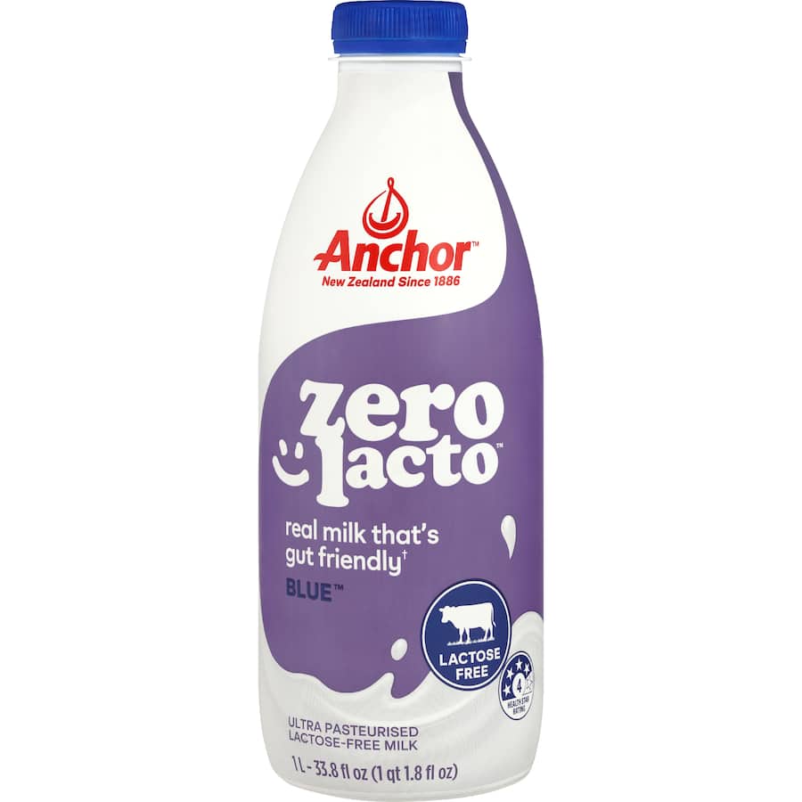 Anchor Lactose Free Milk Uht Blue - 1L