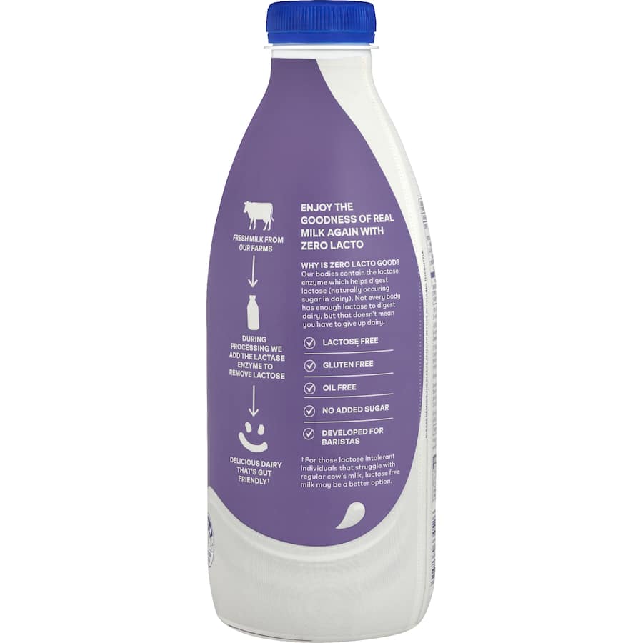 Anchor Lactose Free Milk Uht Blue - 1L
