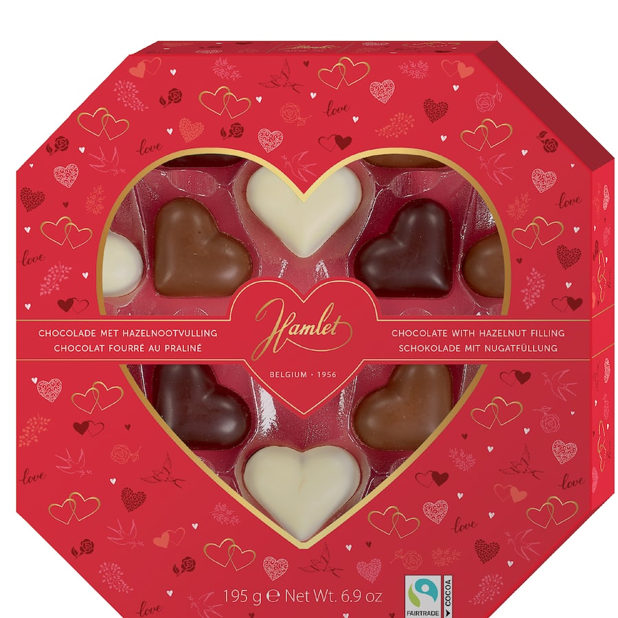 Hamlet Chocolate Heart Window Box 195g