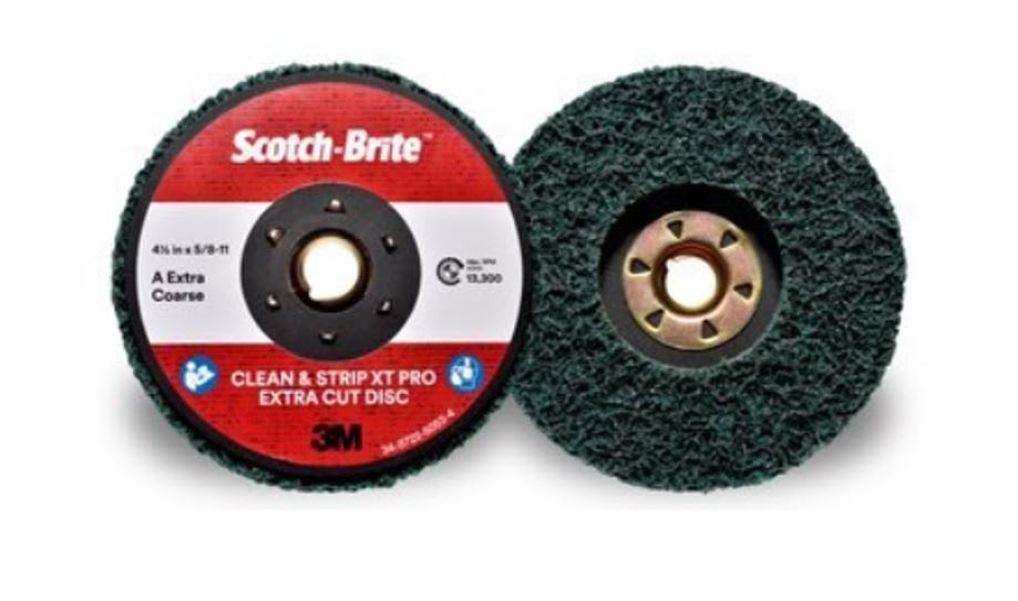 Scotch-Brite Clean & Strip Pro ExtraCut Disc Green 100mm x 16mm