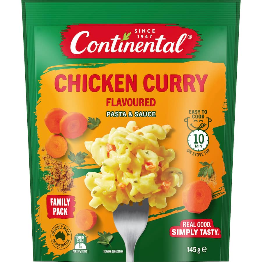 Continental Pasta & Sauce Chicken Curry - 145g – SmartfoxNZ