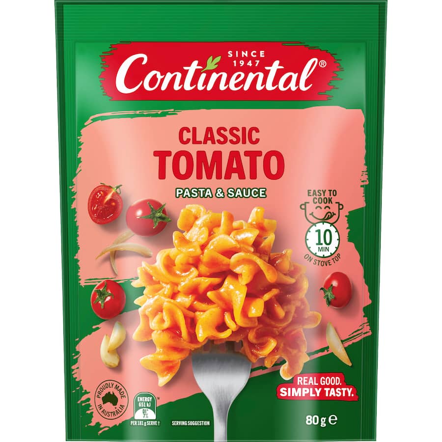 Continental Pasta & Sauce Classic Tomato - 80g