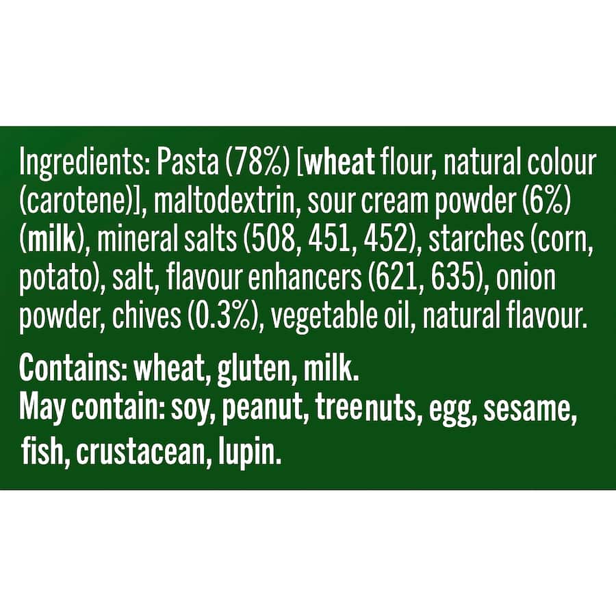 Continental Pasta & Sauce Sour Cream & Chives - 80g