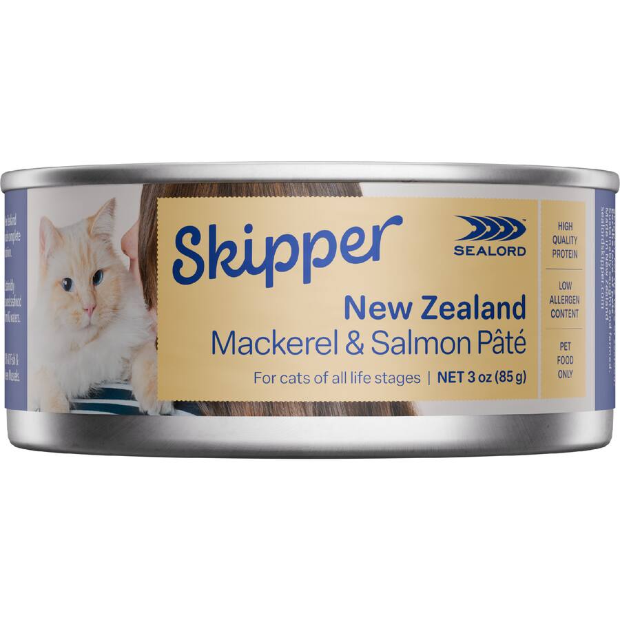 Sealord Skipper Wet Cat Food Mackerel And Salmon 85g