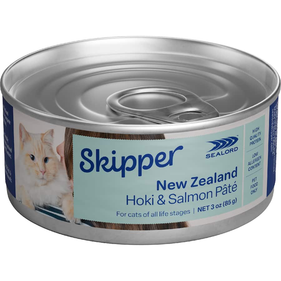 Sealord Skipper Wet Cat Food Hoki And Salmon 85g