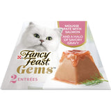 Fancy Feast Gems Cat Food Mousse Pate With Salmon Box 114g