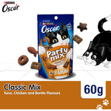 Oscar Wet Cat Food Party Mix Classics 60g