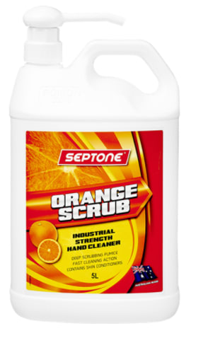 Septone Orange Scrub Hand Cleaner 5L
