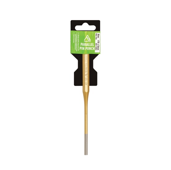 Rennsteig Long Pin Punch, 175mm long and 6mm wide, crafted from hardened chrome vanadium steel for precision and durability.