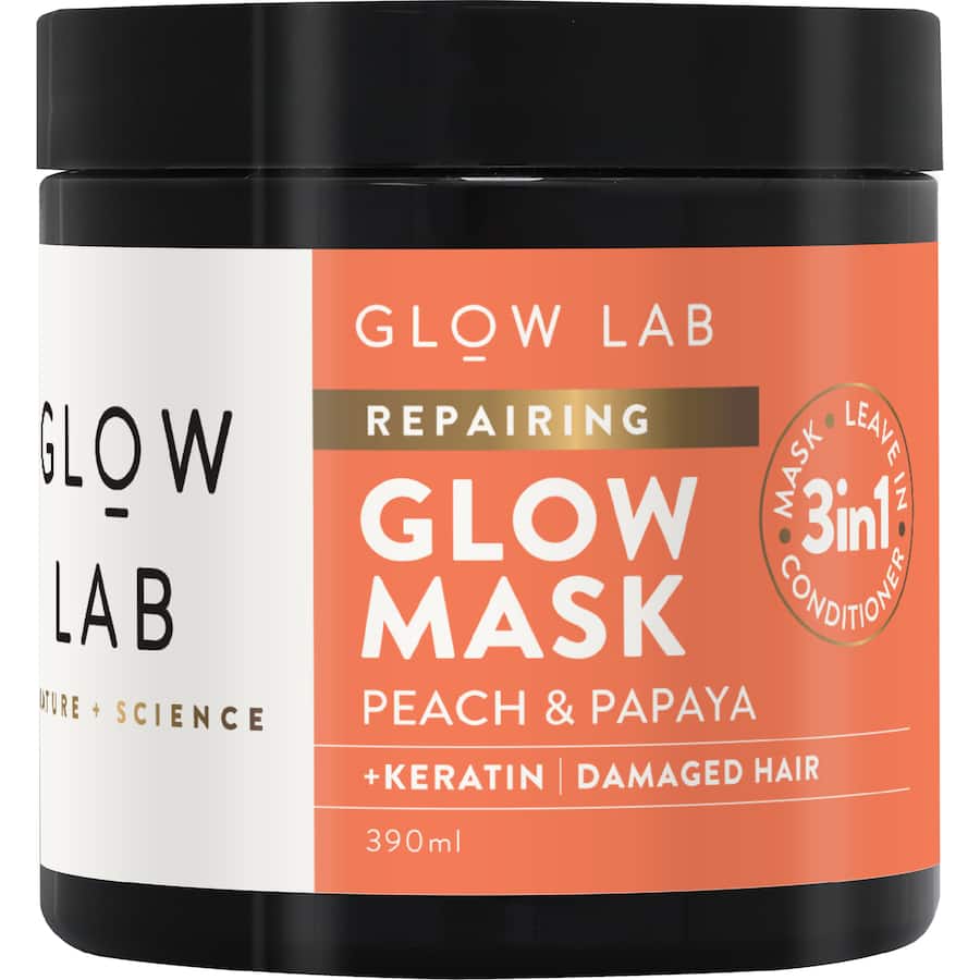 Glow Lab Repairing Glow Mask Peach & Papaya 390mL
