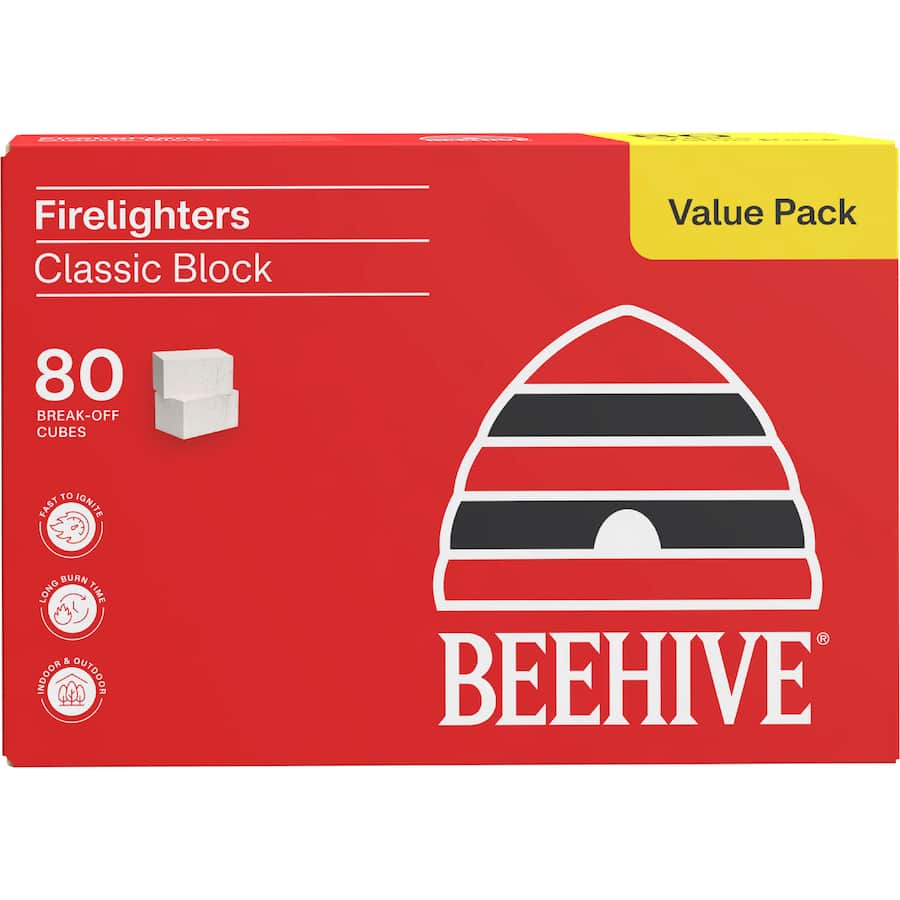 Beehive Firelighters Value Pack 80pack