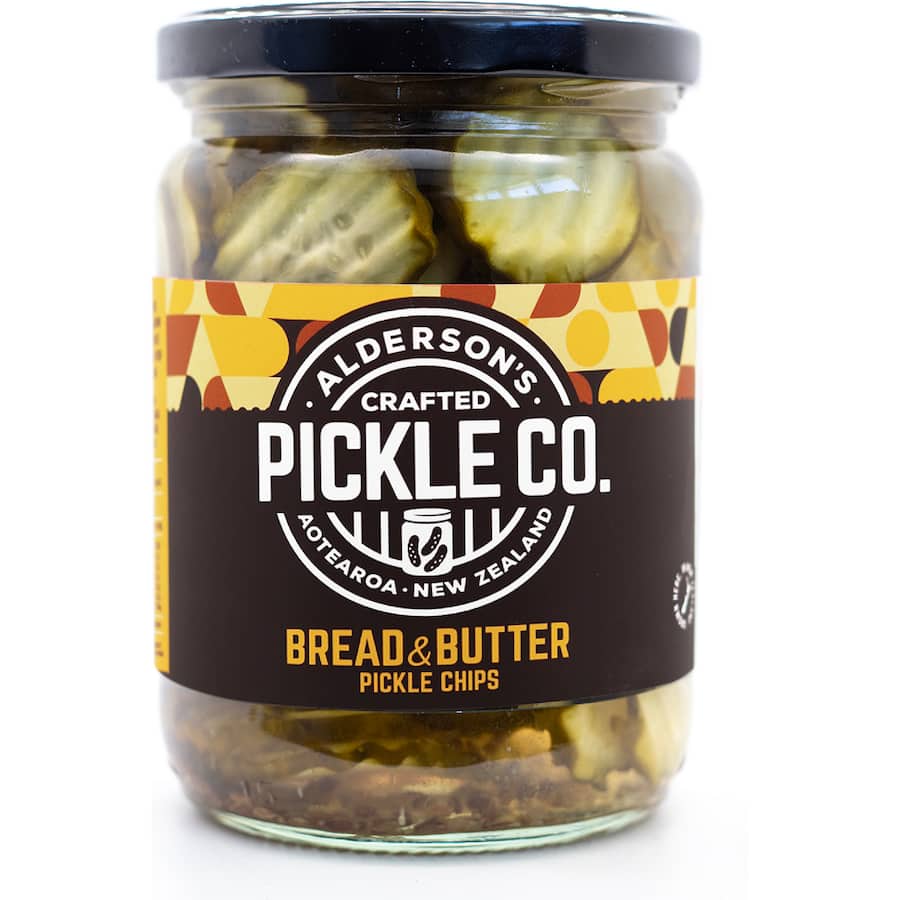 Aldersons Pickle Chips Bread And Butter 500g
