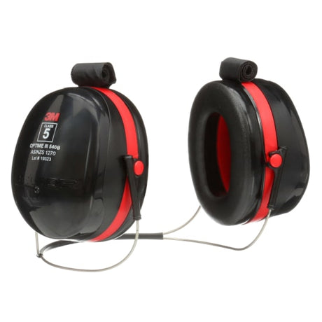 3M PELTOR Optime III Neckband Earmuff H540B features noise-reducing cups, cushioned design, and comfort for extreme environments.