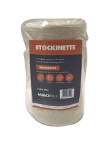 Highly absorbent white stockinette cleaning cloth roll, perfect for spills, stains, and versatile cleaning tasks.