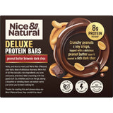 Nice & Natural Deluxe Protein Bars Peanut Butter Brownie 200g