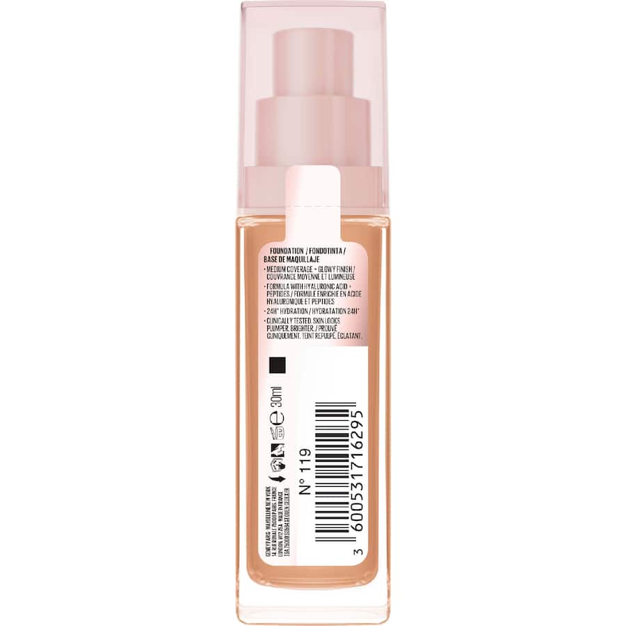 Maybelline Lifter Plump & Glow Foundation 119 30mL