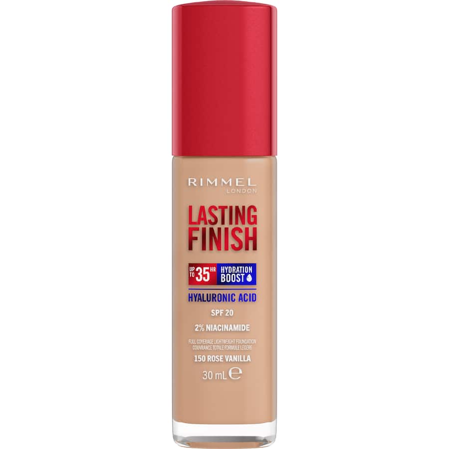 Rimmel Lasting Finish Hyaluronic Acid Rose Vanilla 150 Spf20 30mL