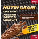 Kelloggs Cereal Bars Nutri Grain Chocolate Malt 110g