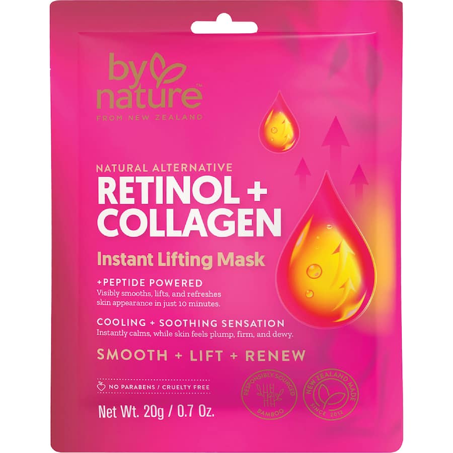By Nature Face Mask Retinol + Collagen 20g