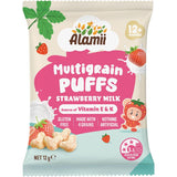 Alamii Multigrain Puffs Strawberry Milk 12g