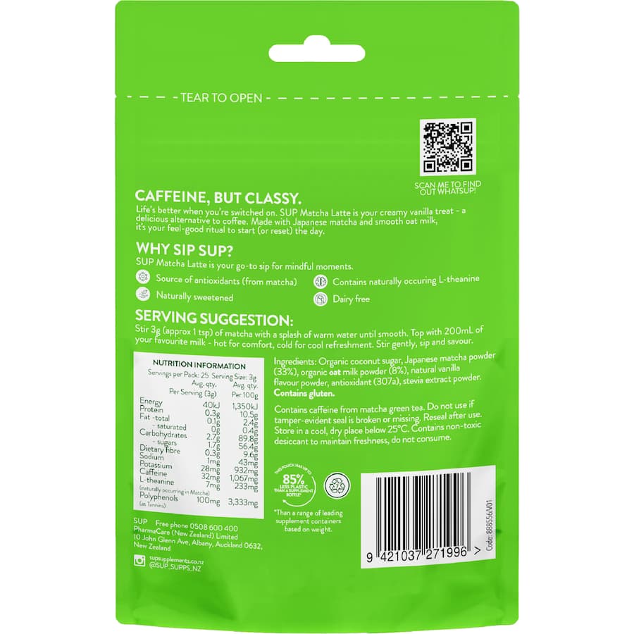 Sup Matcha Latte Vanilla 75g
