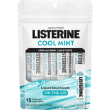 Listerine Mouthwash Sachets 15 pack 150mL