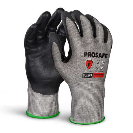 PROSAFE Kyorene Cut F Gloves featuring Graphene fibers for superior cut protection, grip, and UV safety in a lightweight design.