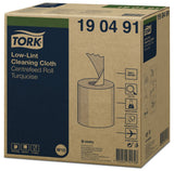 Tork W10 Low Lint Cleaning Cloth Bucket Refill 200 Wipes/Roll (Case of 4 Rolls)