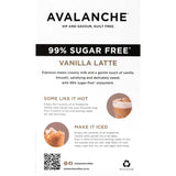 Avalanche Coffee Sachets 99% Sugar Free Vanilla Latte 10 pack 160g