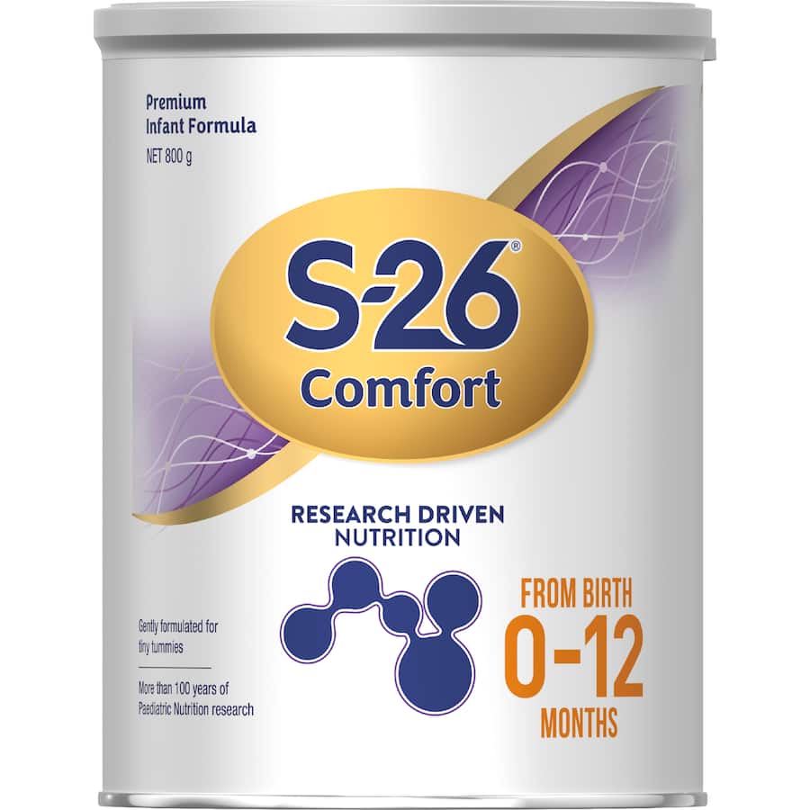 S-26 Comfort Baby Formula From Birth 0-12 Months 800g
