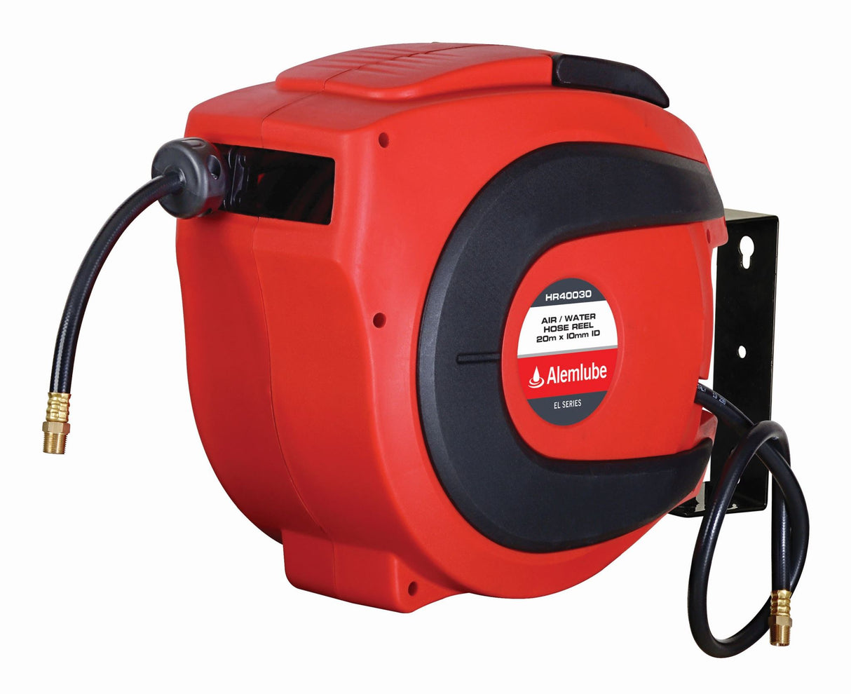 Alemlube EL Series Air Hose Reel 10mm x 20m (Each)