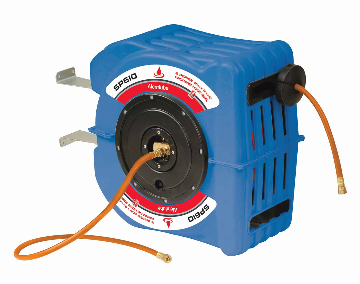 Alemlube S Series Propane Hose Reel 6mm x 20m (Each)