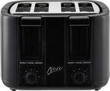 Nero 4 Slice Toaster Black