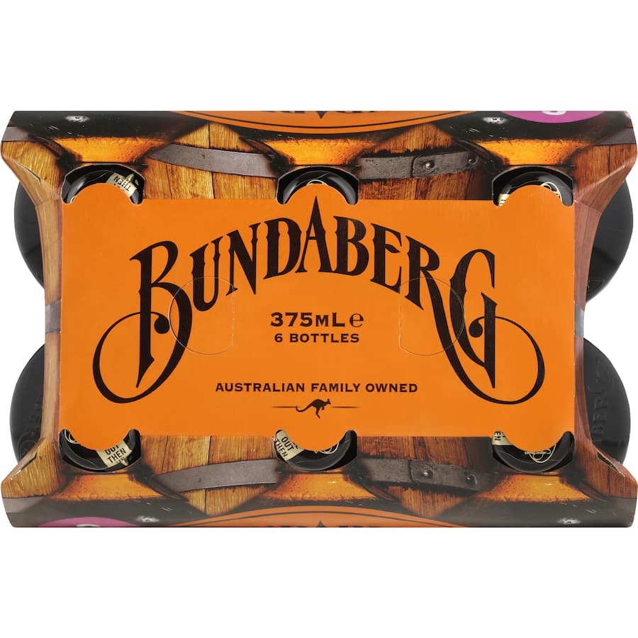 Bundaberg Sarsparilla  Bottles 6 x 375mL