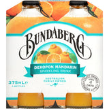 Bundaberg Sparkling Drink Dekopon Mandarin 4 x 375mL