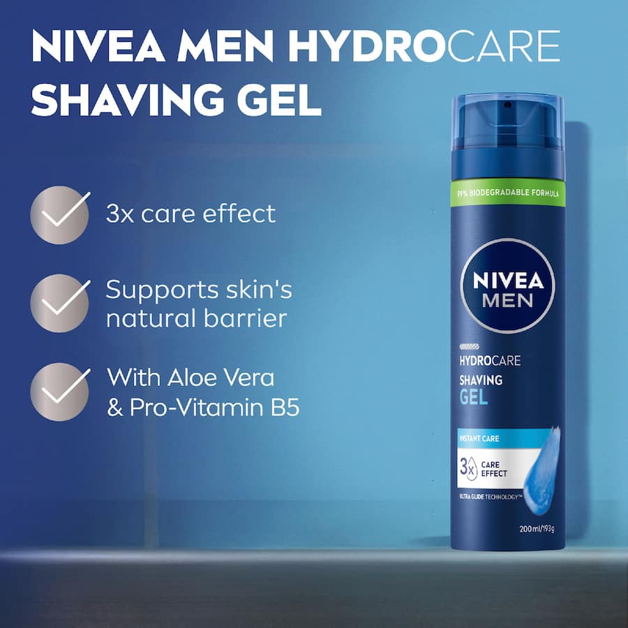Nivea Men Hydrocare Shaving Gel  200mL