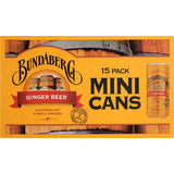 Bundaberg Ginger Beer Mini Cans 15 x 200mL