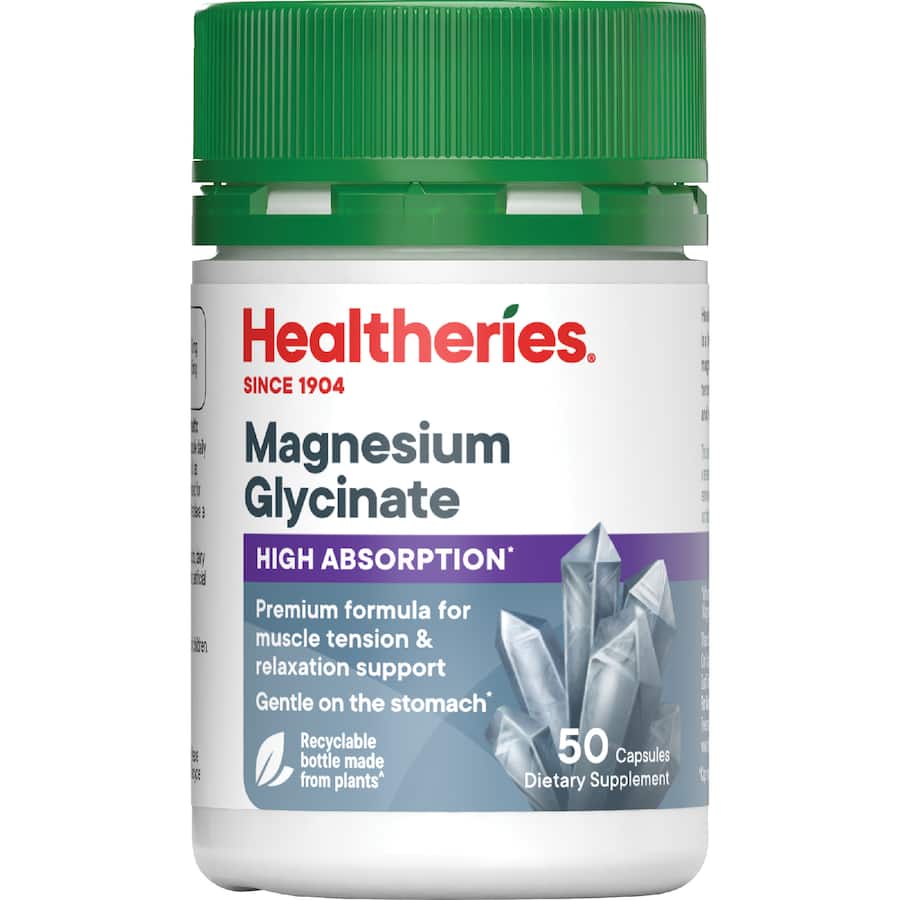 Healtheries Magnesium Glycinate High Absorption 50s