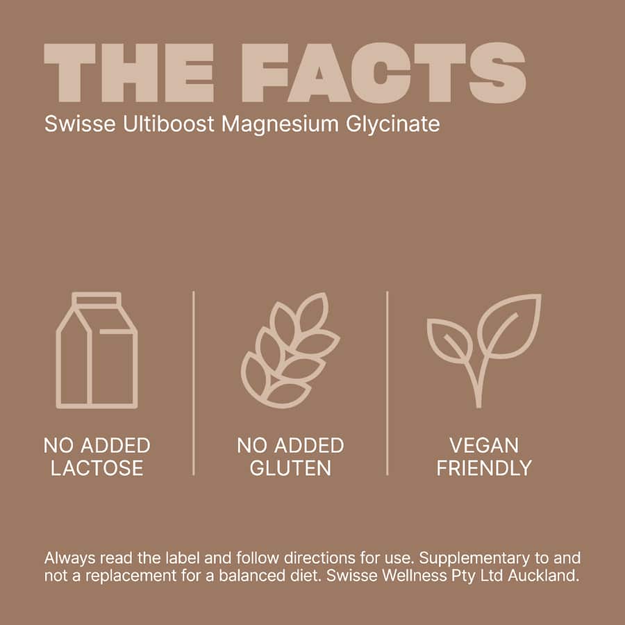 Swisse Ultiboost Magnesium Glycinate Bone & Muscle Health 60s
