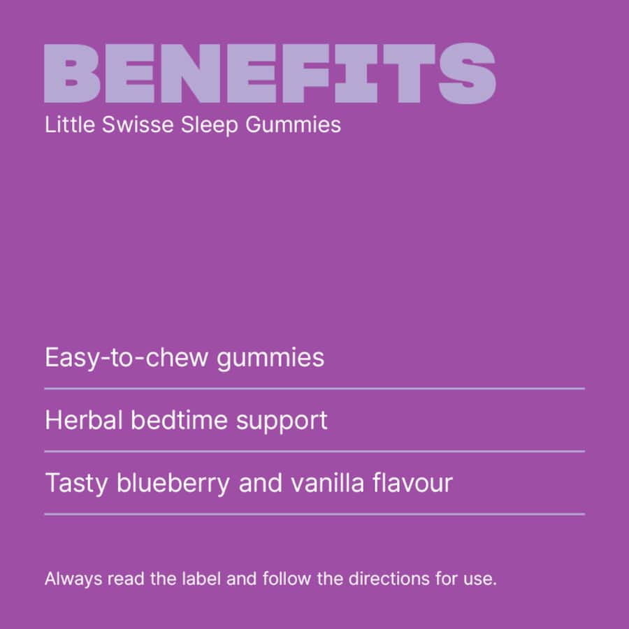 Little Swisse Kids Sleep Gummies Prebiotic 50pack