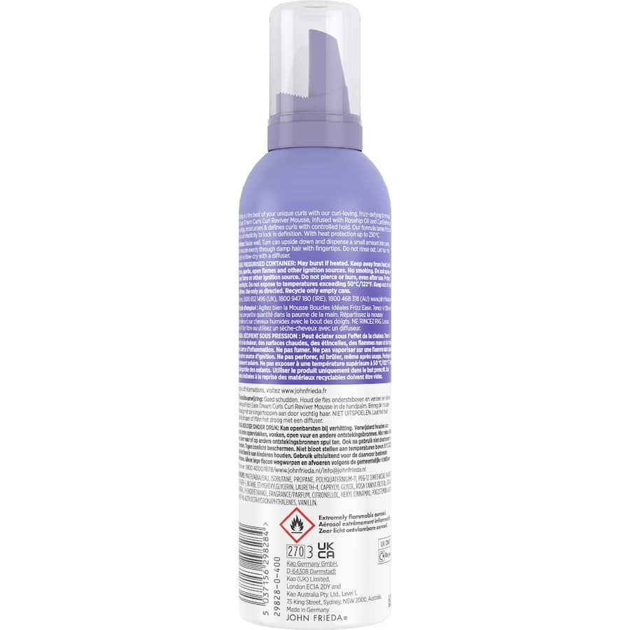 John Frieda Frizz Ease Curl Reviver Mousse Dream Curls 200mL