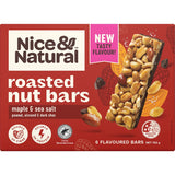 Nice & Natural Roasted Nut Bar Maple & Sea Salt 6 pack 192g